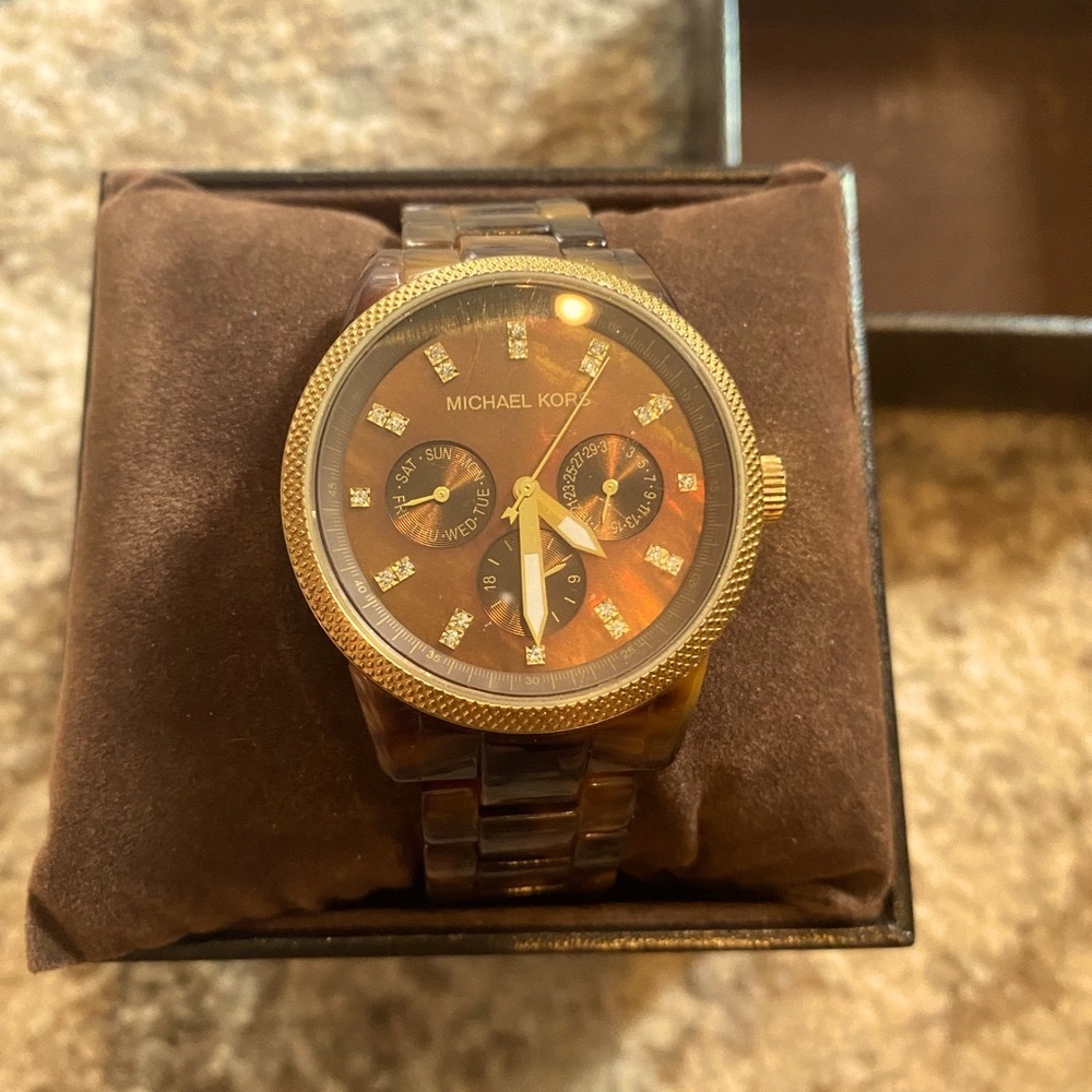 Michael Kors Tortoiseshell Watch